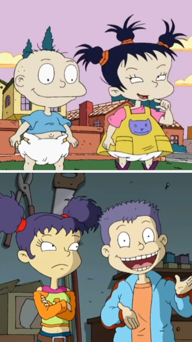 Screenshots from &quot;Rugrats&quot; and &quot;All Grown Up&quot;