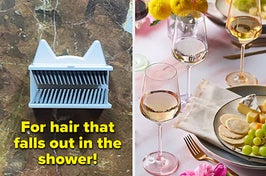 Having something to catch your hair in the shower is a game-changer. Life is about to get way less gross and a whole lot better.