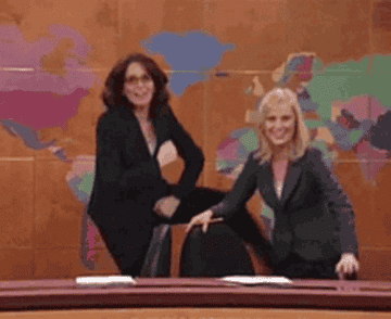 Tina Fey and Amy Poehler dancing on &quot;SNL&quot;