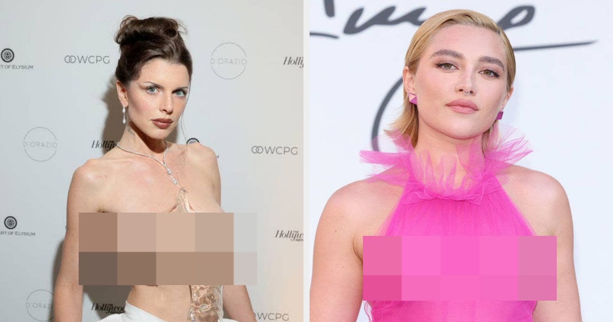 Here Are The Best-Dressed Celebs Who Were Really, Really Close To Being Topless