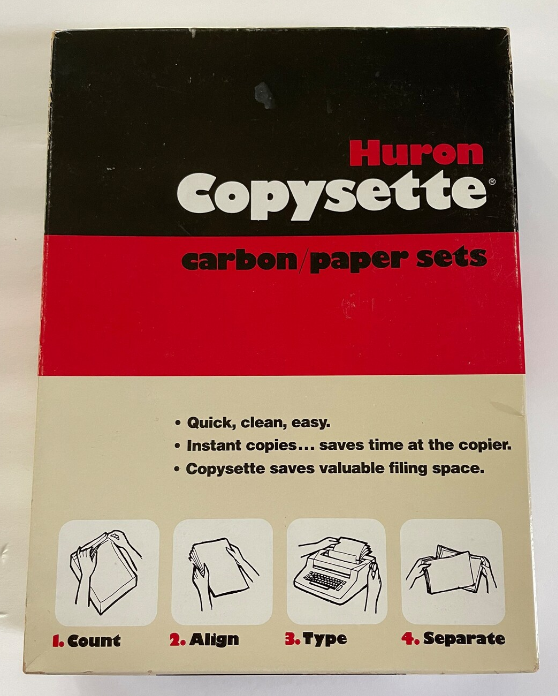 instructions on how to use the carbon paper