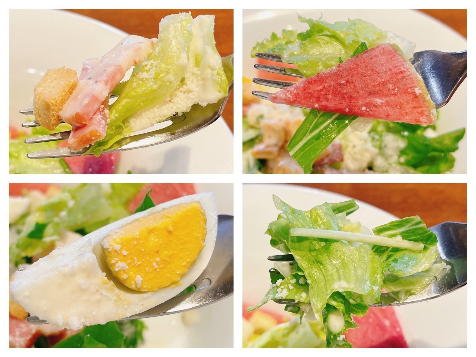 デニーズのオススメのメニュー「シーザーサラダモーニング」