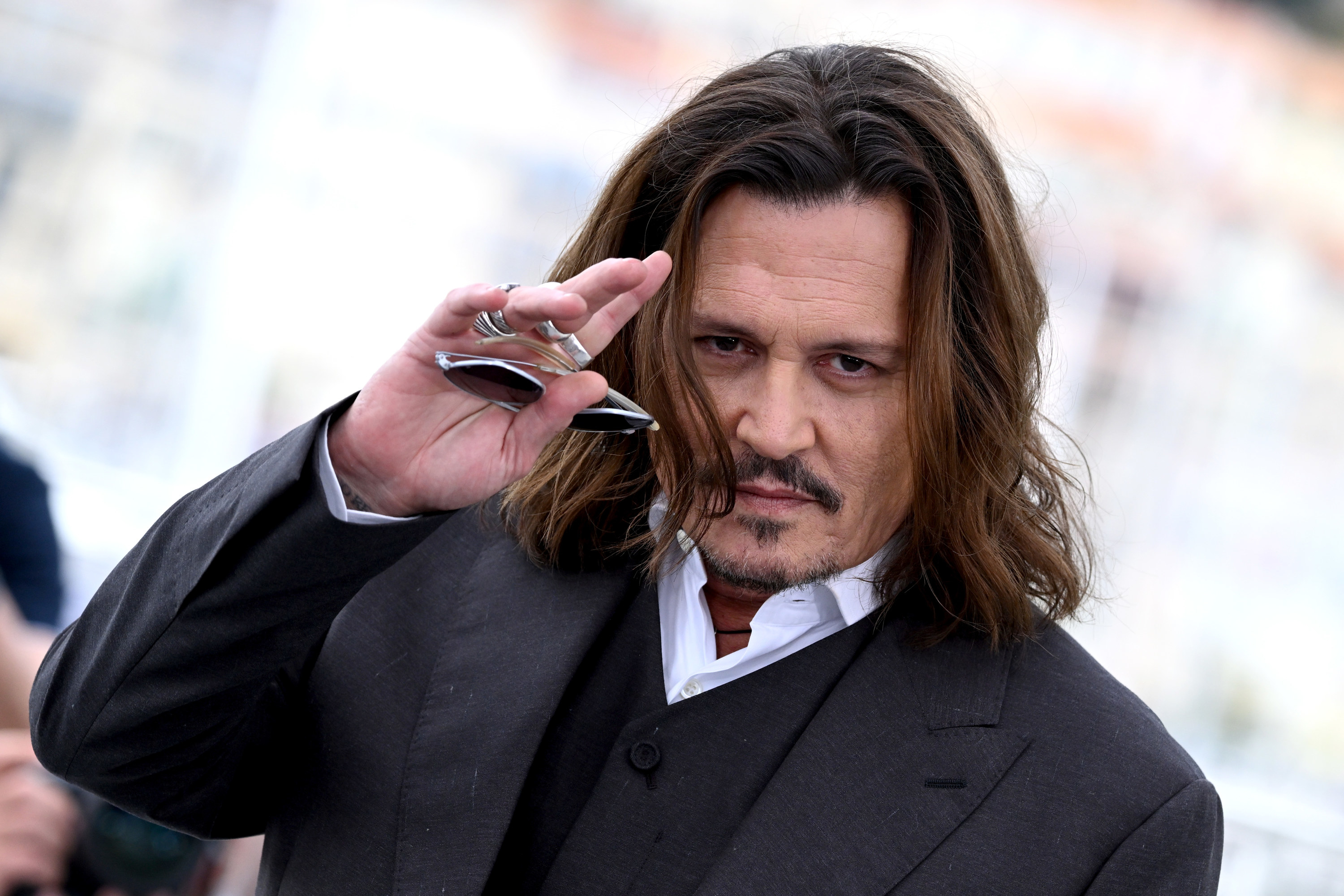 Johnny waving