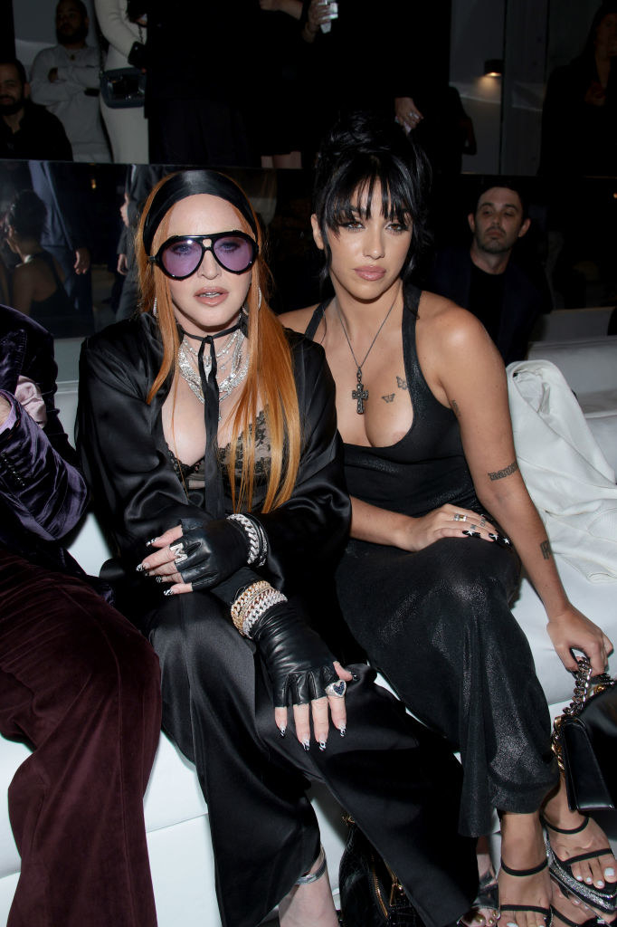 her and madonna at a fashion show