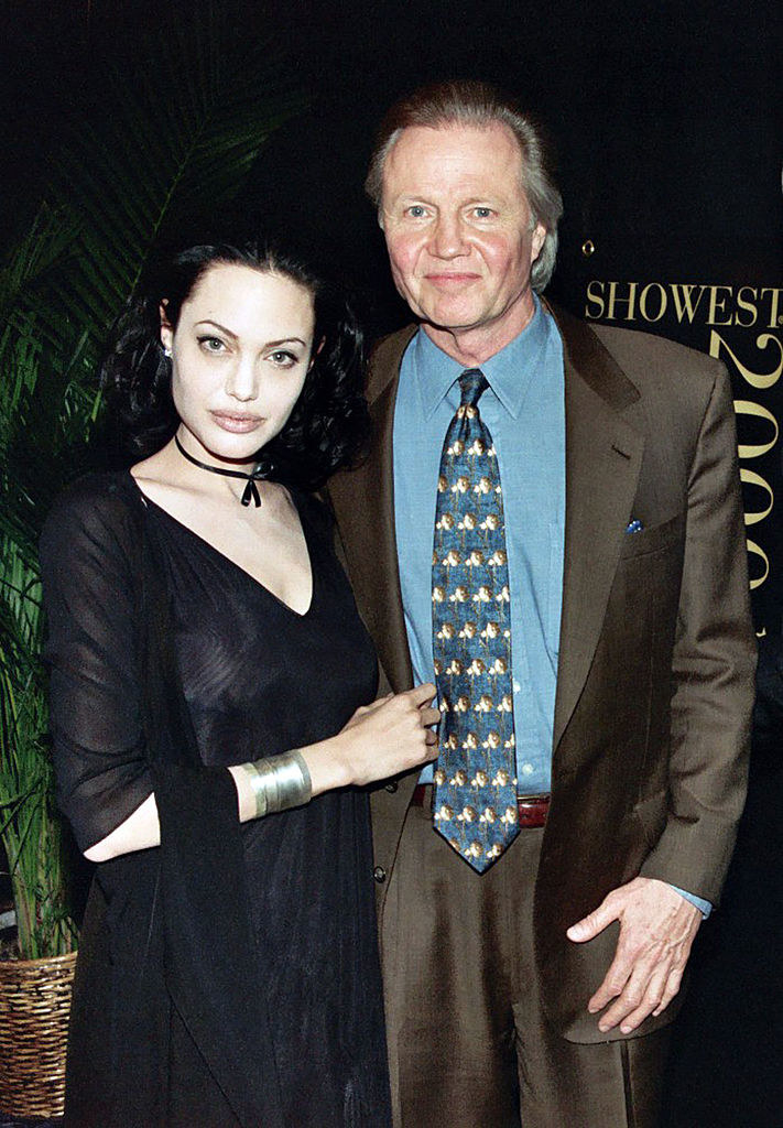 angelina and her father
