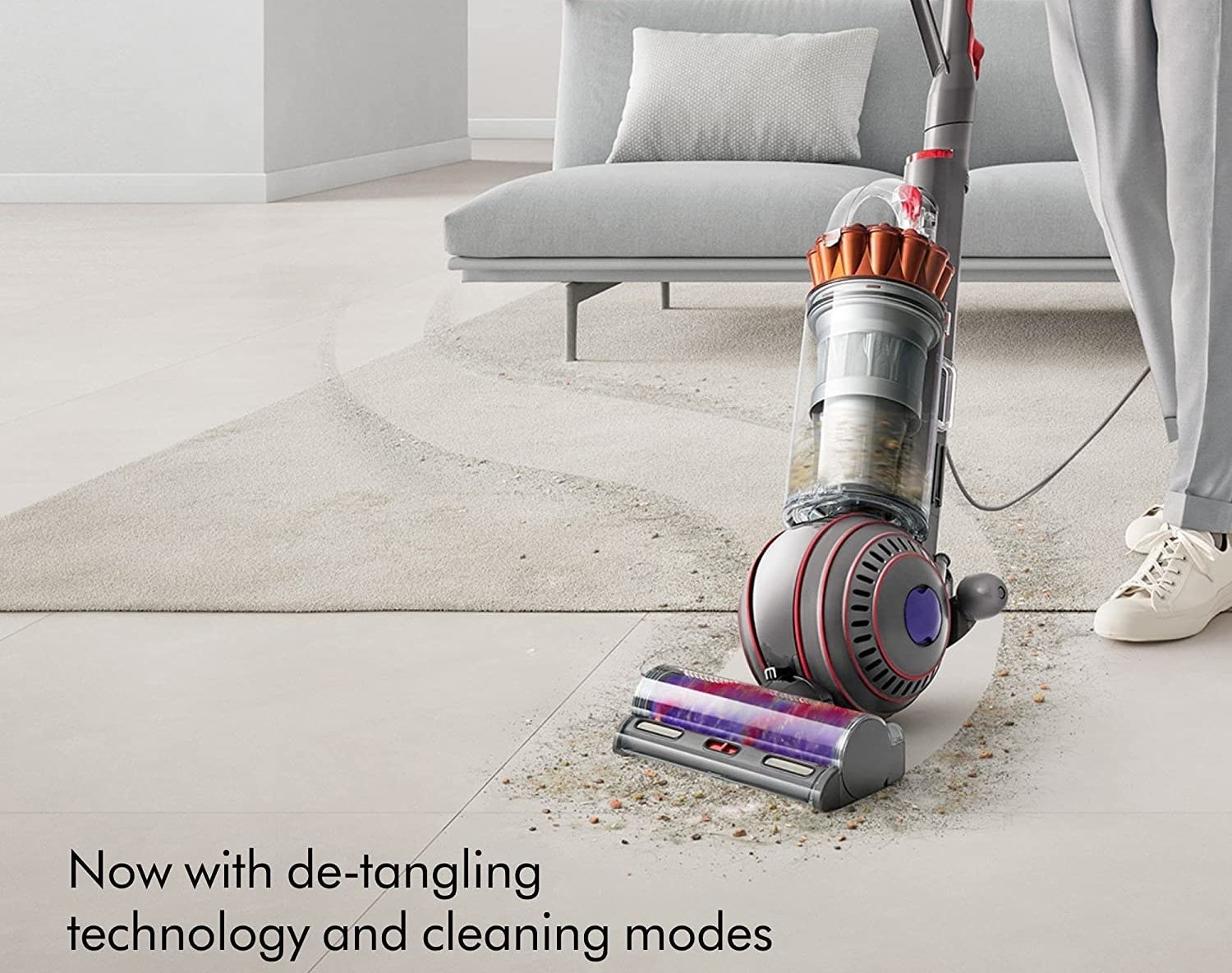 model using the dyson vacuum