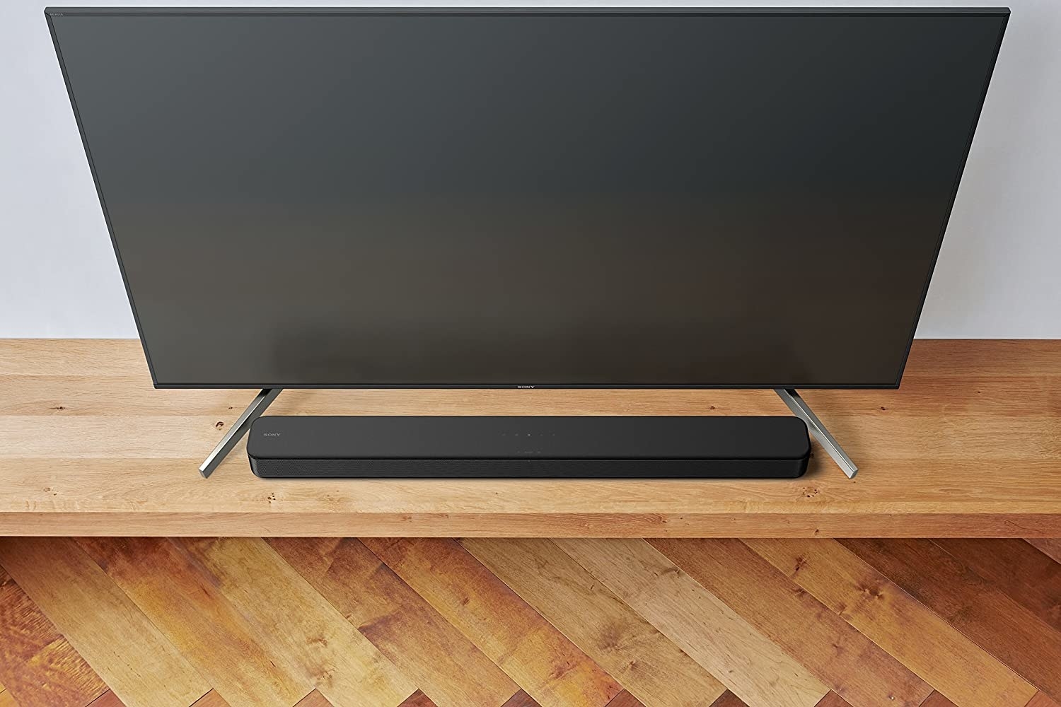 TV with soundbar