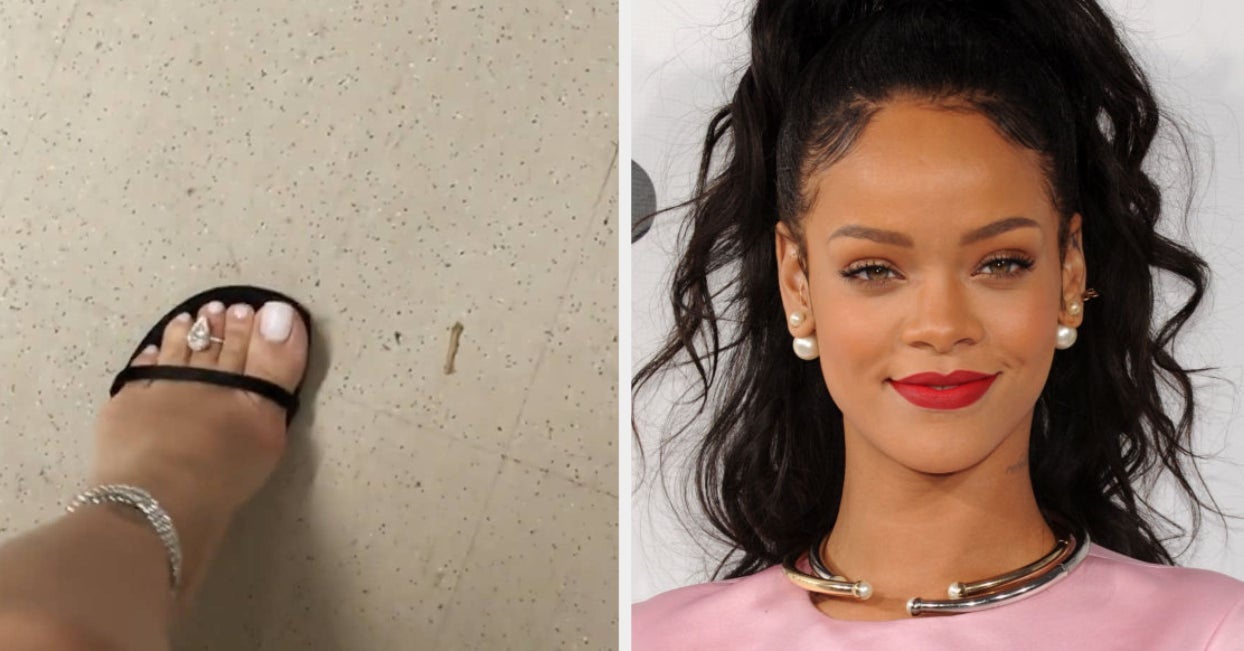 “Quiet Luxury” Is One Of The Biggest 2023 Trends, And Rihanna Just Demonstrated Her Version Of It With A  Million Diamond Toe Ring