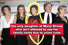 Louisa Jacobson is the only daughter of Meryl Streep who isn't allowed to use her family name due to union rules