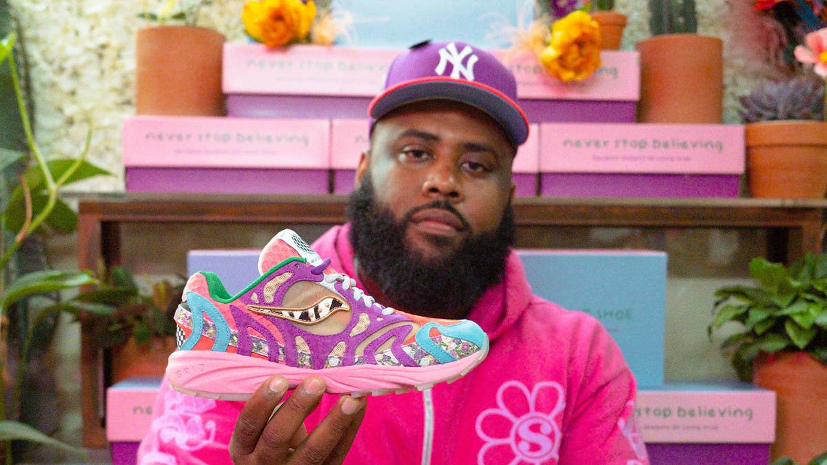 We spoke with Jae Tips about designing his first-ever sneaker collab, the importance of in-store releases, what's next with Saucony, and more.