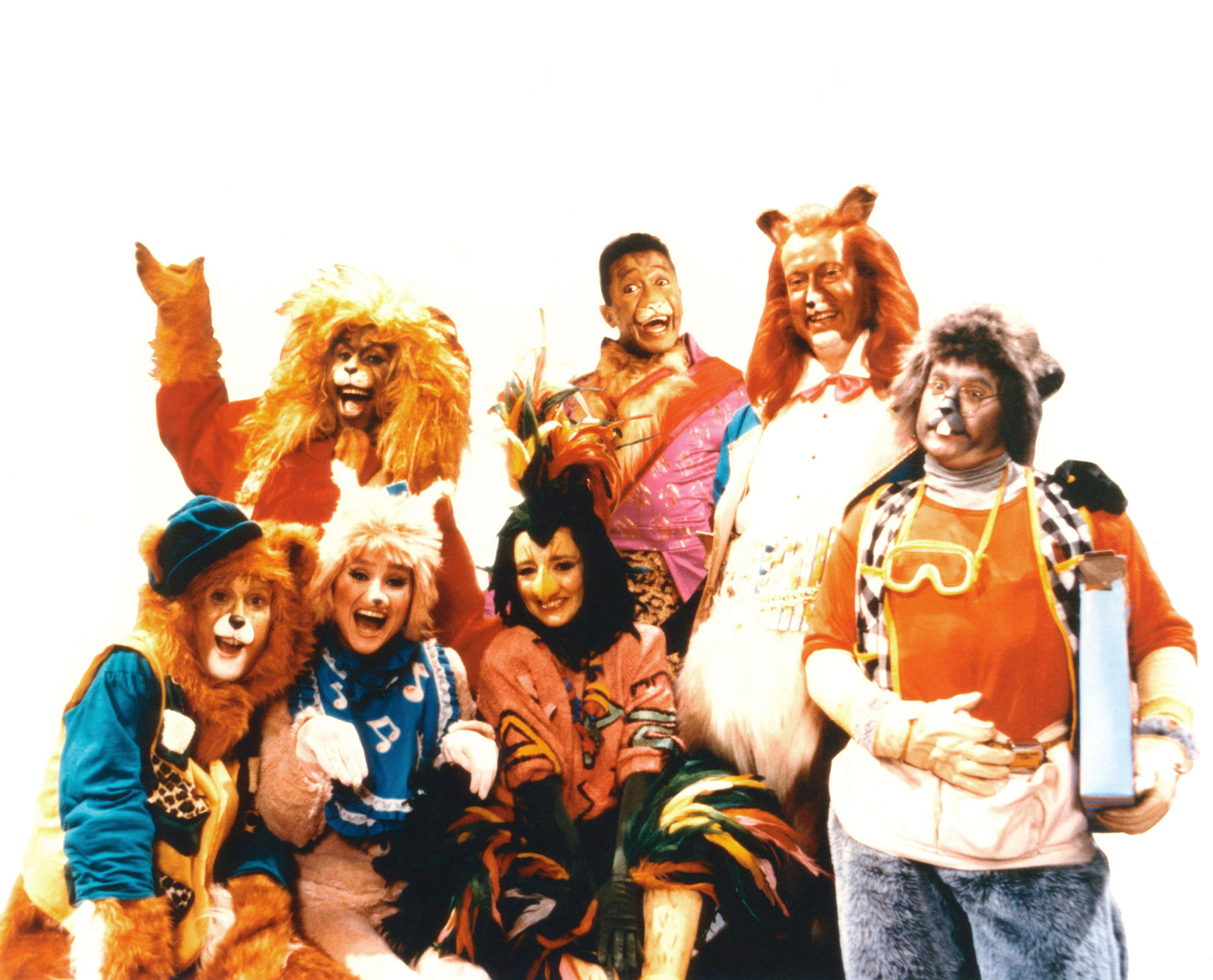 cast dressed in various amimal costumes