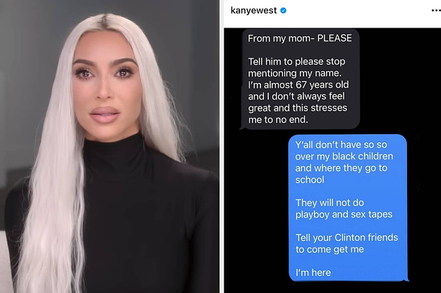 Porn Film Of Kim Kardashian - Kim Kardashian Slams Kanye West's Comments About Her Sex Tape