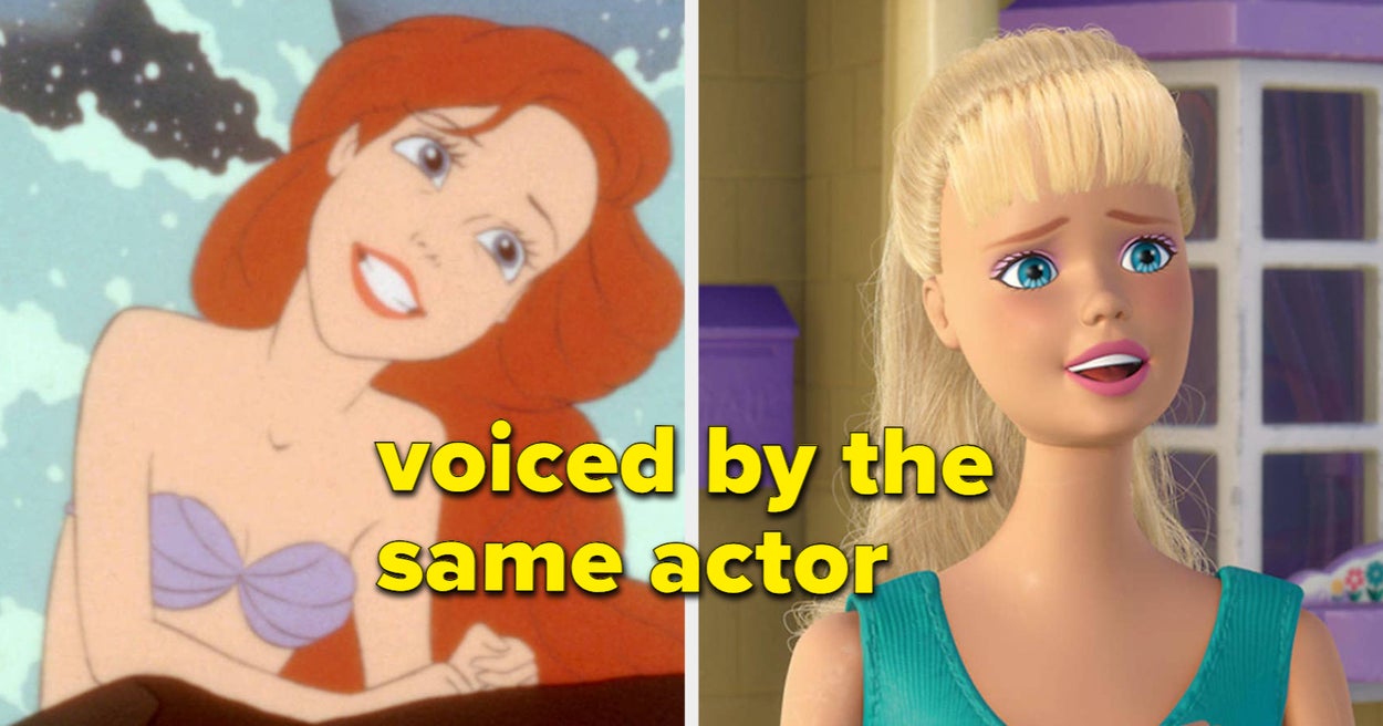Did You Know The Voice Of Ariel In The OG “Little Mermaid” Also Voiced Barbie In The “Toy Story” Movies? Because I Very Much Did Not
