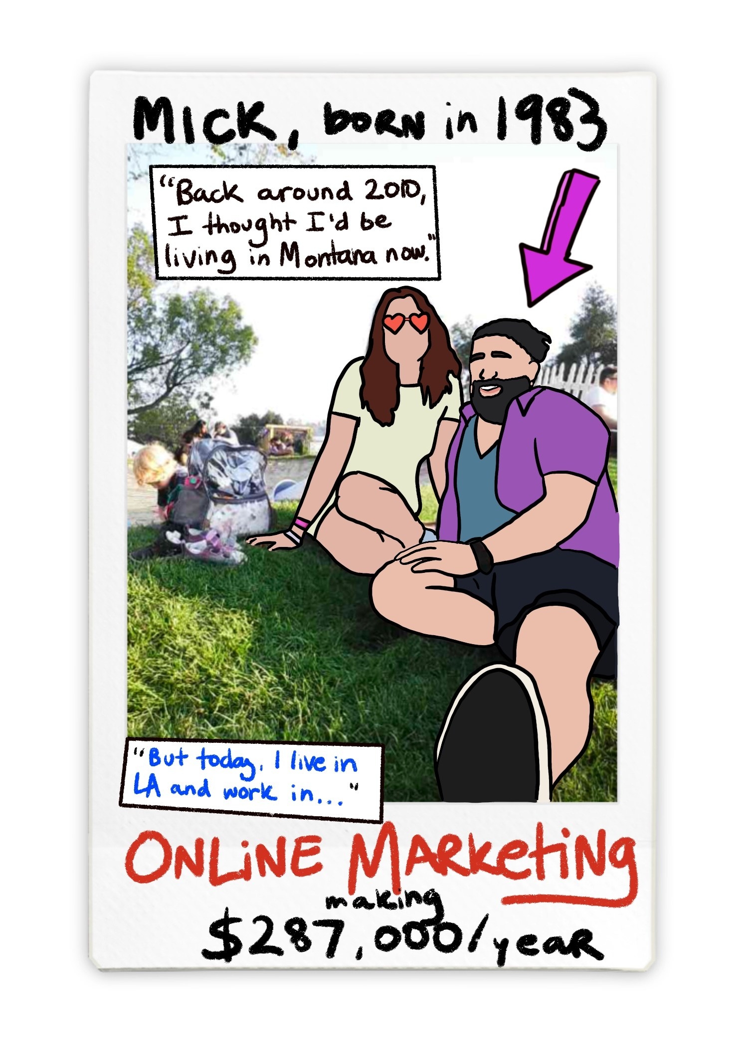 mick in online marketing used to think he'd be stuck in montana