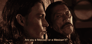 A man asking &quot;Are you a Mexican or a Mexican&#x27;t&quot;