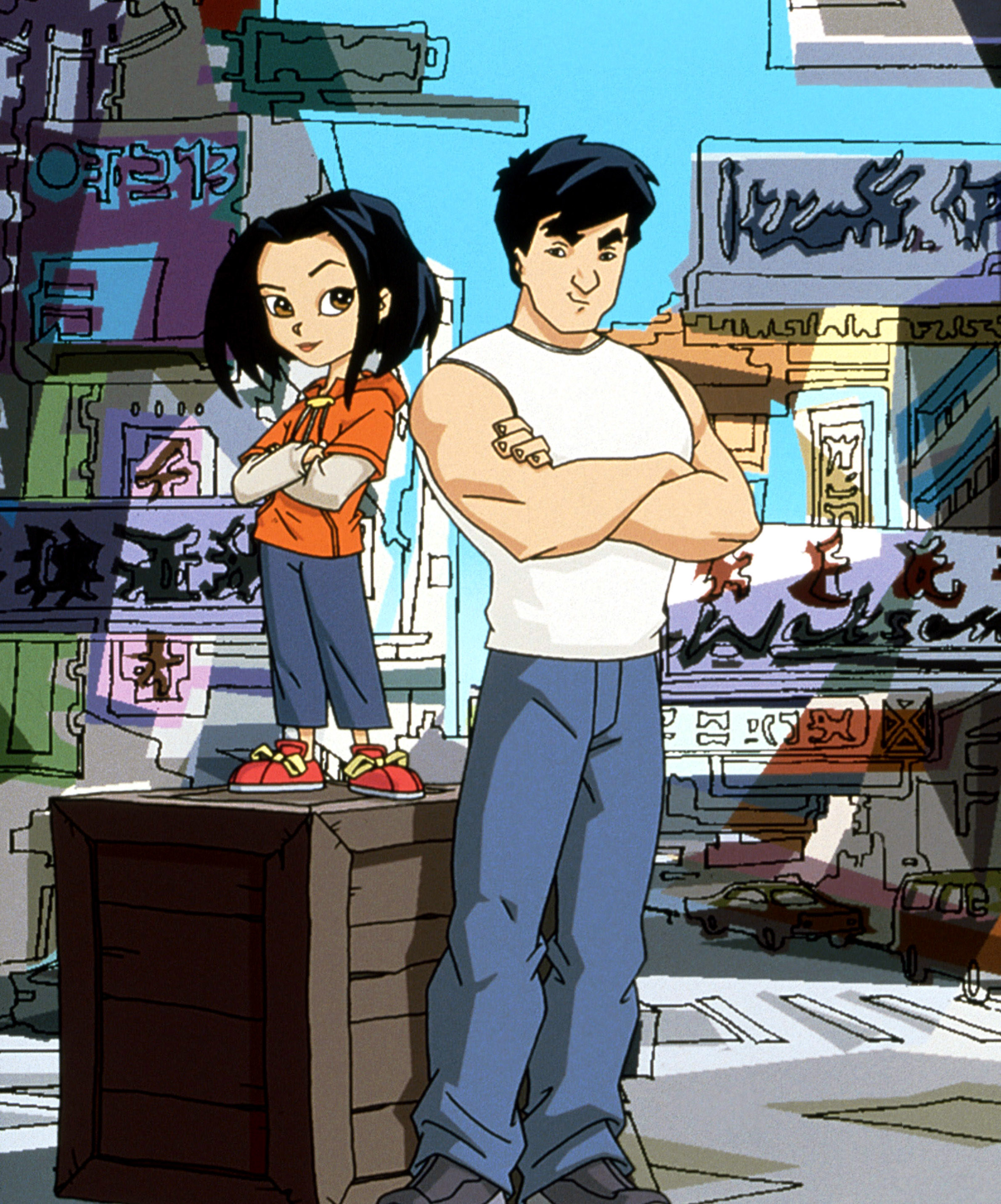 Jade and Jackie Chan in Jackie Chan Adventures