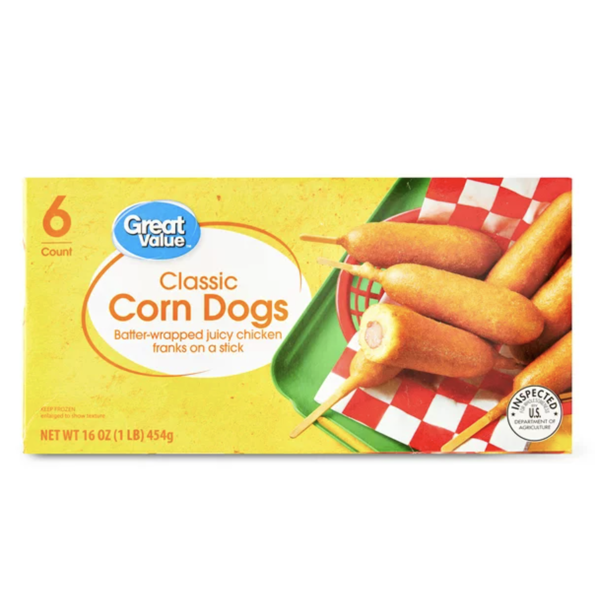 Great Value classic corn dogs