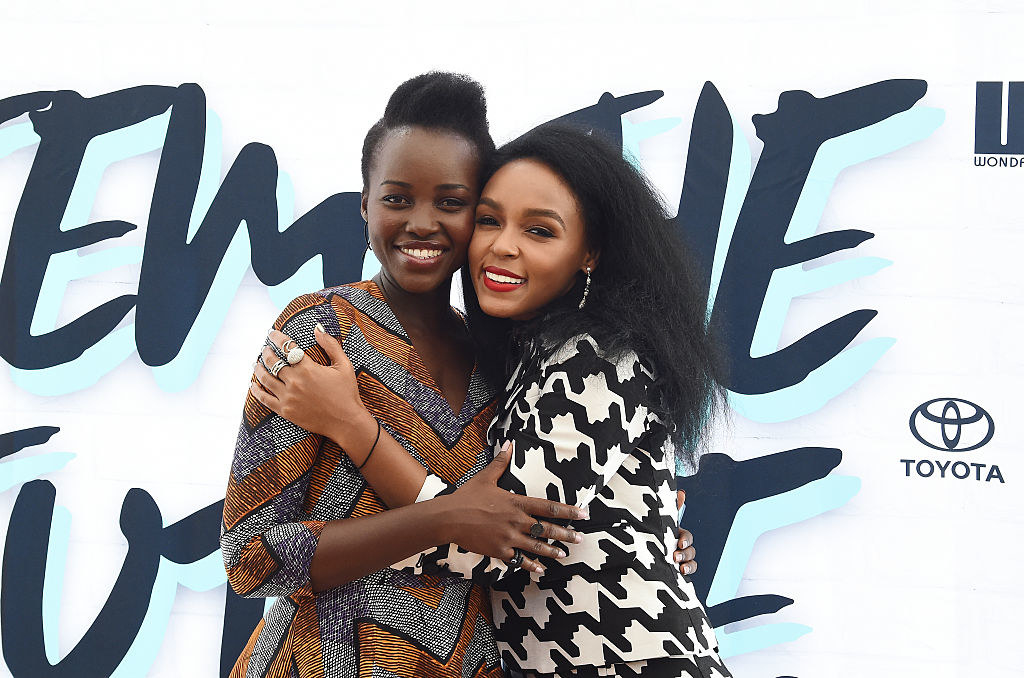 lupita and janelle hugging