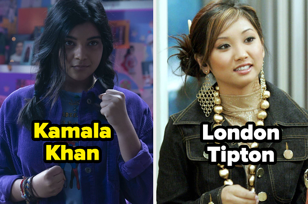 Kamala Khan and London Tipton, text: Kamala Khan London Tipton