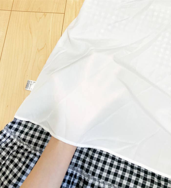 GU（ジーユー）の高見えワンピ「ギンガムチェックキャミソールワンピース」