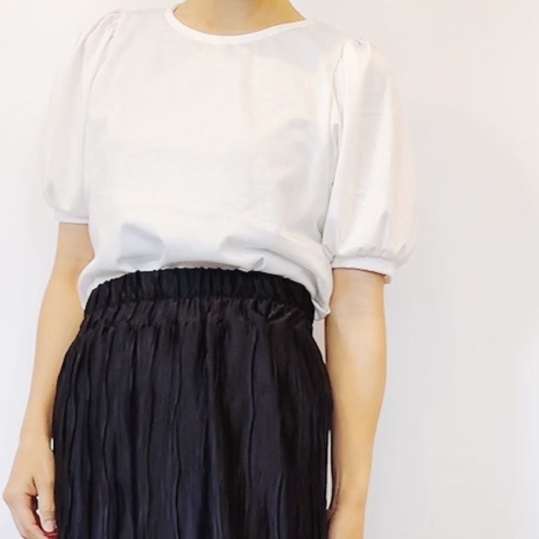 しまむらのおすすめトップス「ボリューム袖プルオーバー」