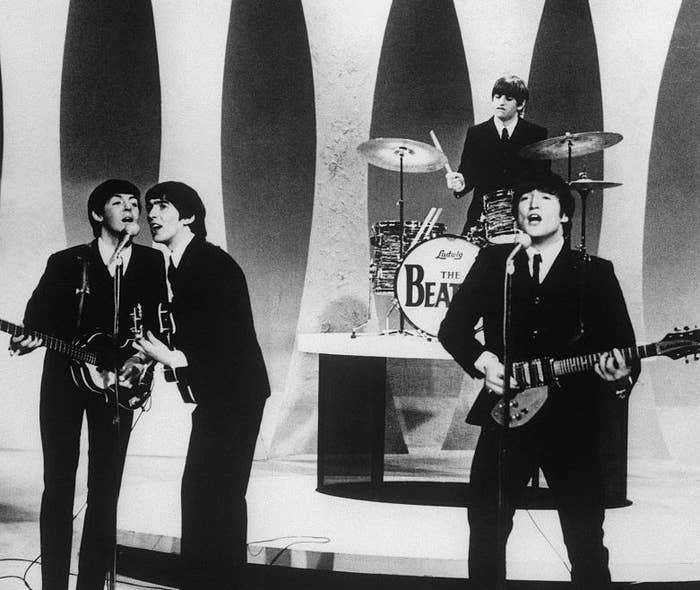the beatles playing