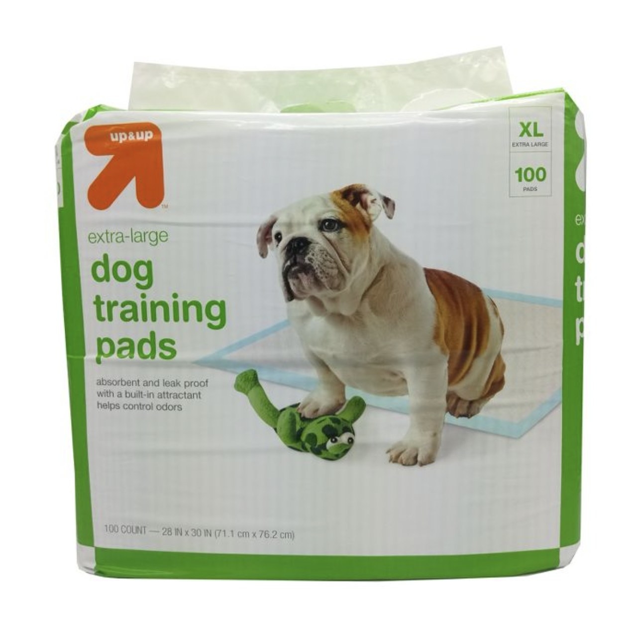 A pack of potty pads