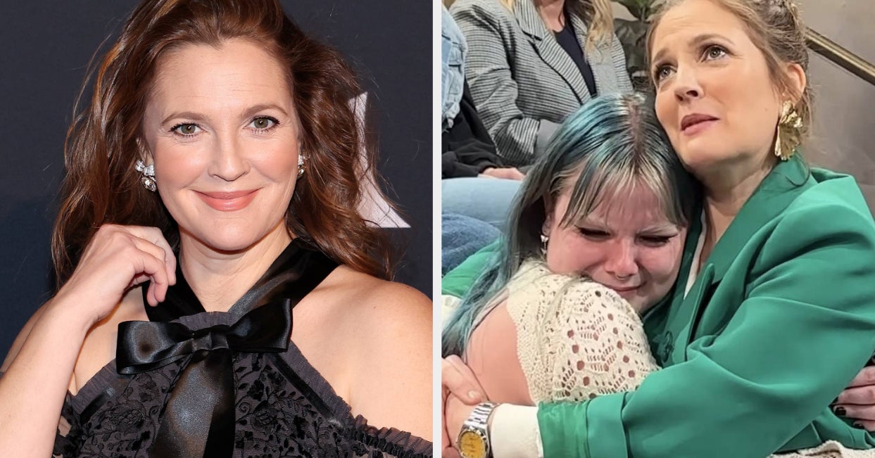 Drew Barrymore Wasted No Time Running To Comfort An Audience Member Who Was Crying While Her Talk Show Was Being Filmed, And It’s The Sweetest Thing
