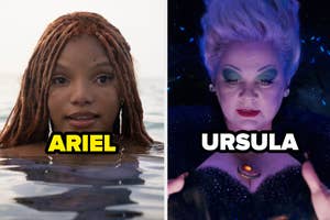 Ariel and Ursula in The Little Mermaid
