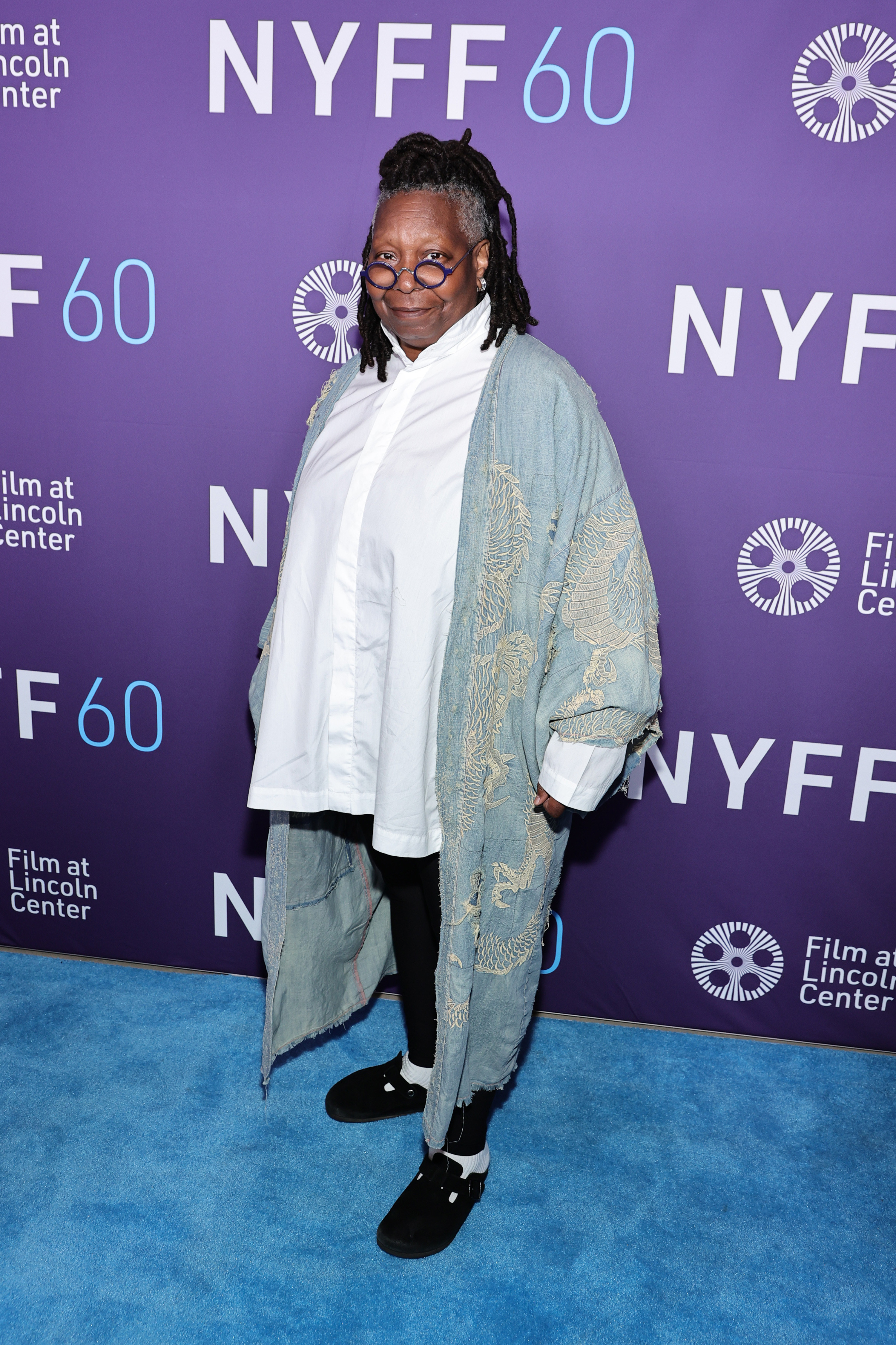 A closeup of Whoopi