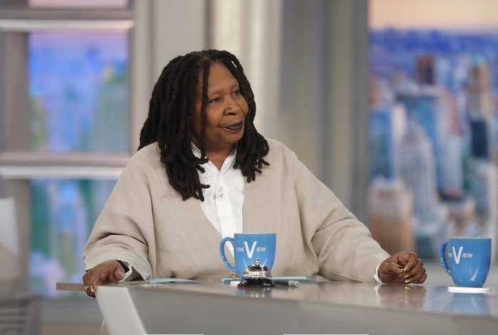 A closeup of Whoopi