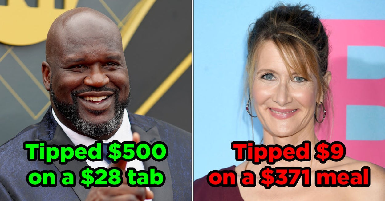 Waiters And Waitresses Revealed The 17 Celebs Who Were Great Tippers And The 4 Who Were Shockingly Bad