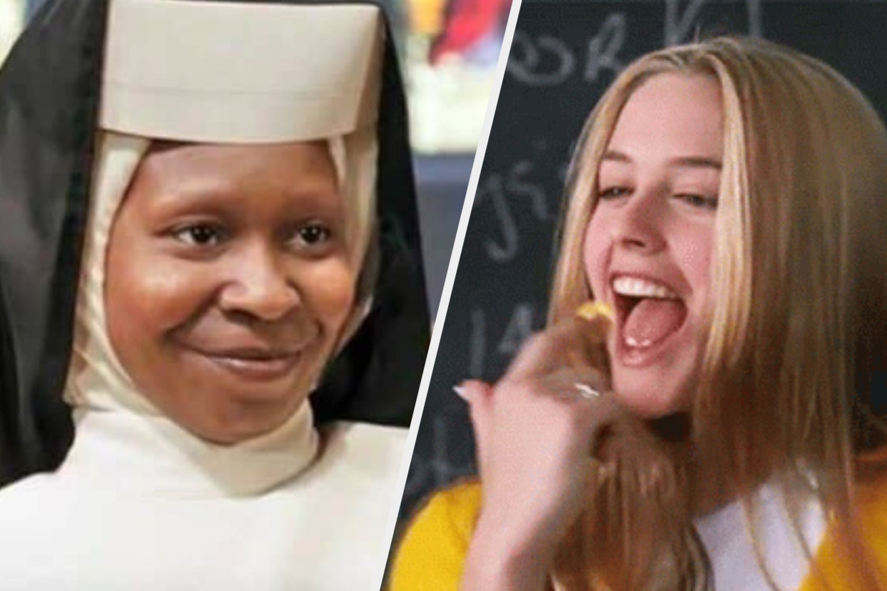 Sister Mary from Sister Act and Cher from Clueless.