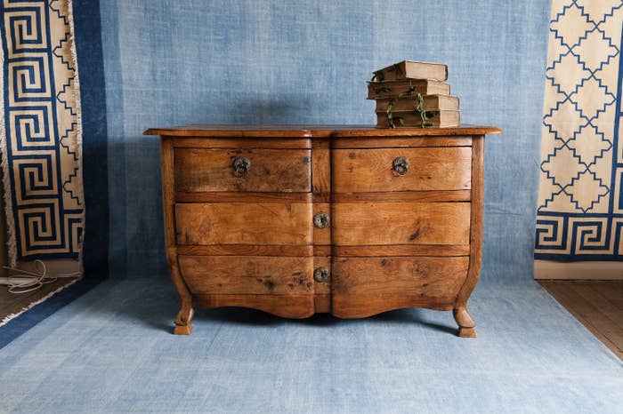 A wood dresser