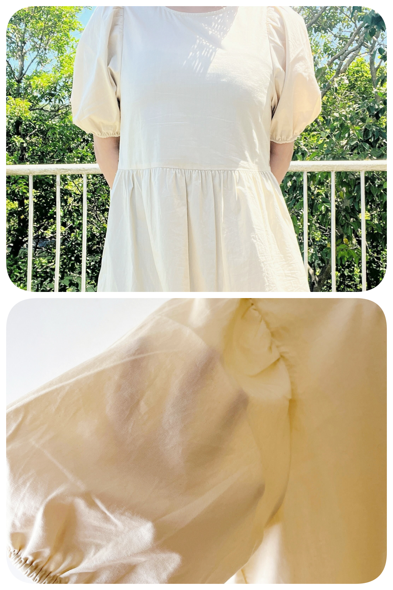 H＆M（エイチアンドエム）のオススメのワンピース「コットンティアードワンピース」