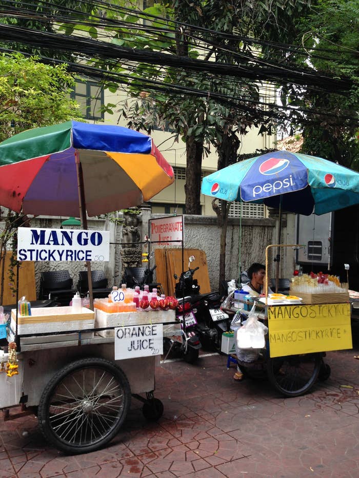 Street vendors in Bangkok