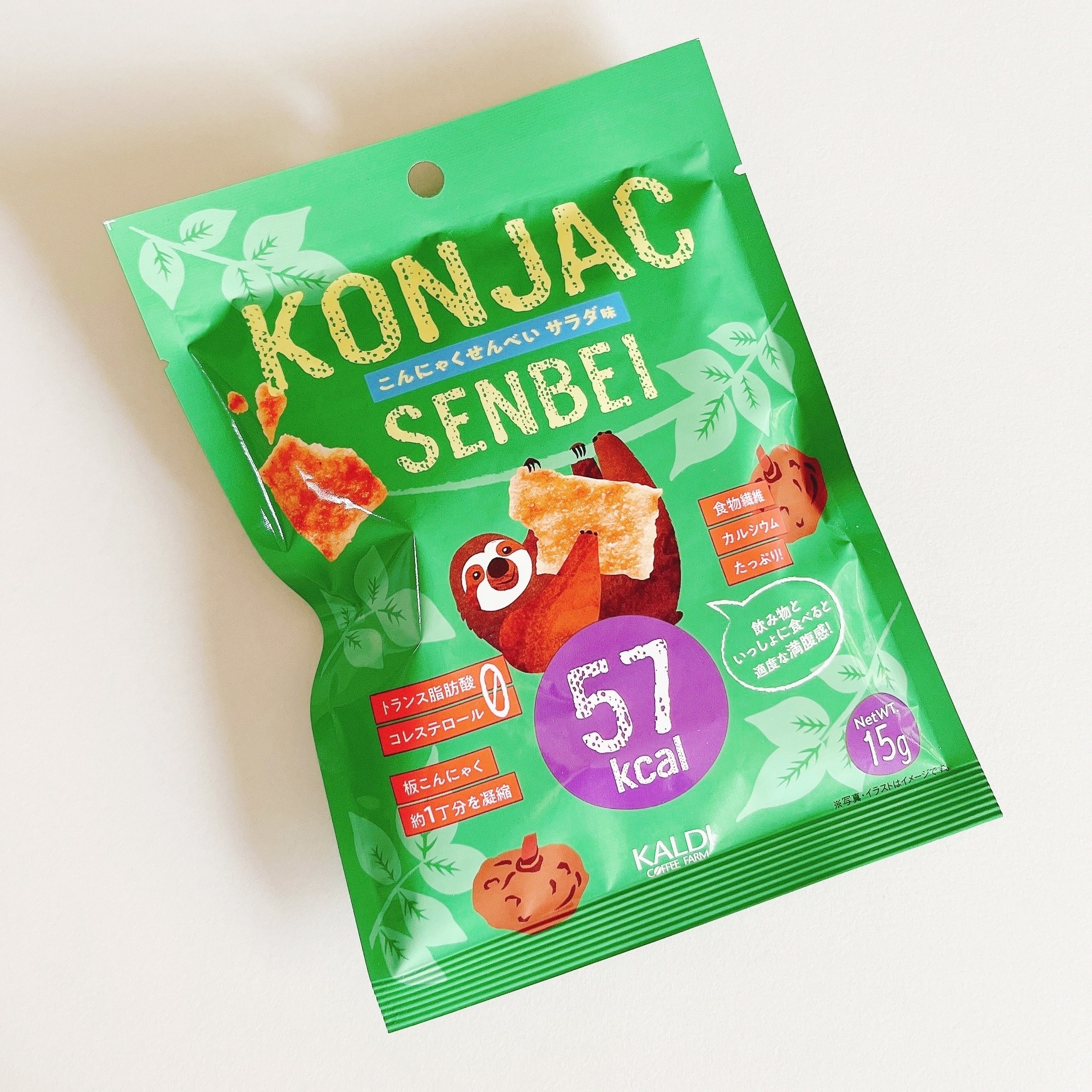 KALDI（カルディ）のおすすめスナック「こんにゃくせんべい サラダ味」