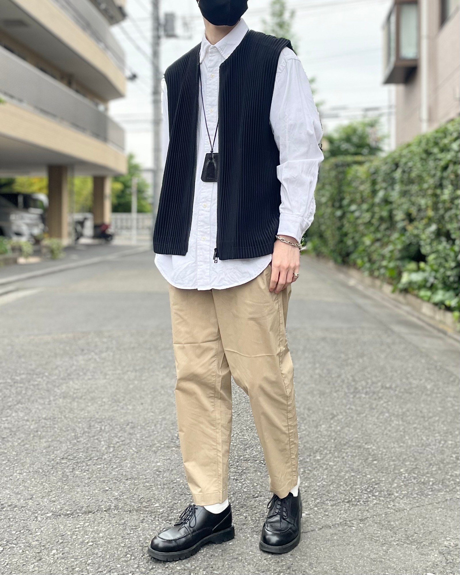 GLOBAL WORK(グローバルワーク)のおすすめのメンズアイテム「エアかるイージーパンツ」のコーディネート