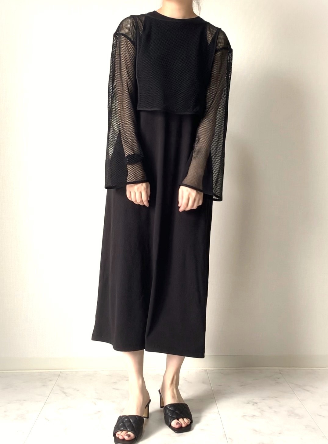 GU（ジーユー）のおすすめアイテム「 メッシュセットワンピース（ノースリーブ）」