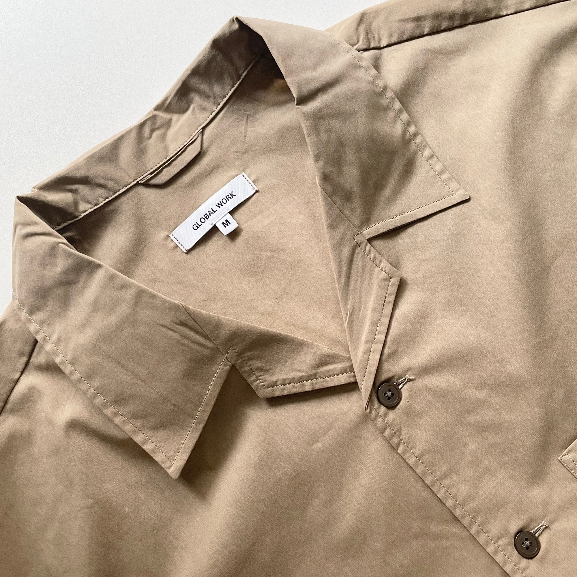 GLOBAL WORK（グローバルワーク）のおすすめのメンズアイテム「エアかるシャツ/半袖」