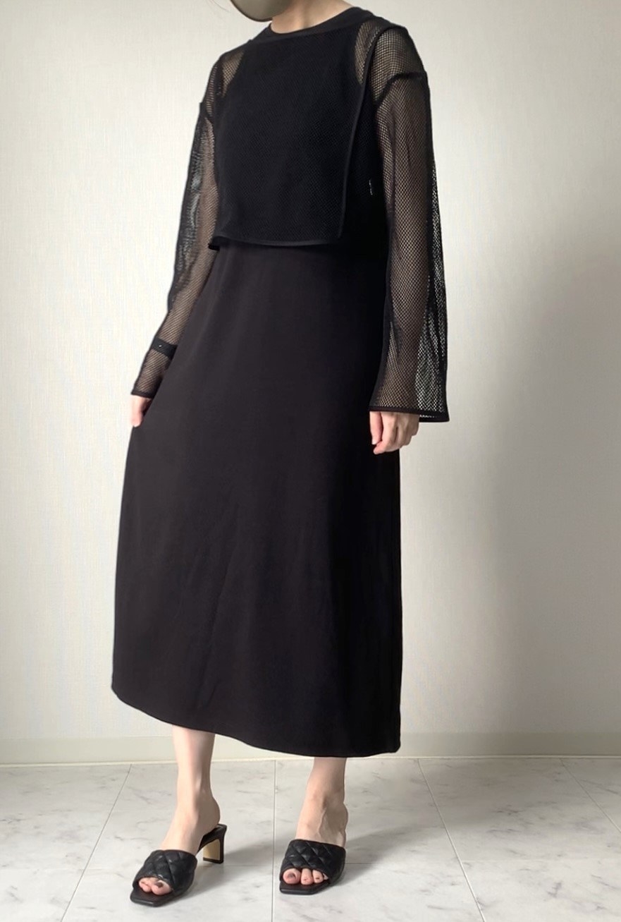 GU（ジーユー）のおすすめアイテム「 メッシュセットワンピース（ノースリーブ）」