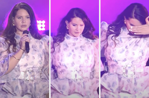 I'm Dead At Lana Del Rey Stopping Her Concert Because She Lost Her Vape On Stage