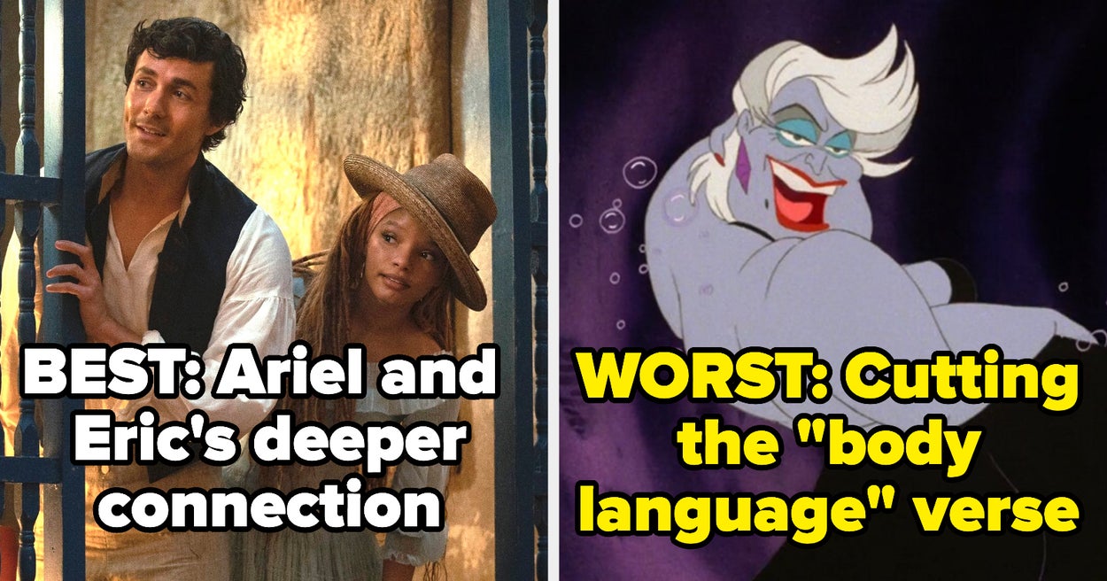 Here Are The 11 Best (And 4 Worst) Differences Between 2023’s “Little Mermaid” And The 1989 Cartoon