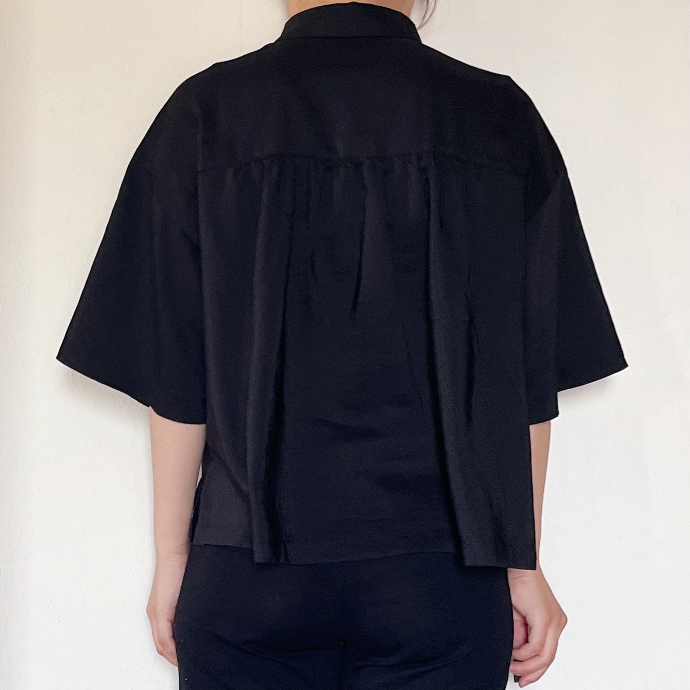 GLOBAL WORK（グローバルワーク）のおすすめのトップス「クロップドハーフスリーブシャツ/MATINEE LINE」