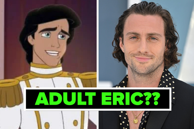 adult eric from The Little Mermaid II: Return to the Sea and aaron taylor johnson