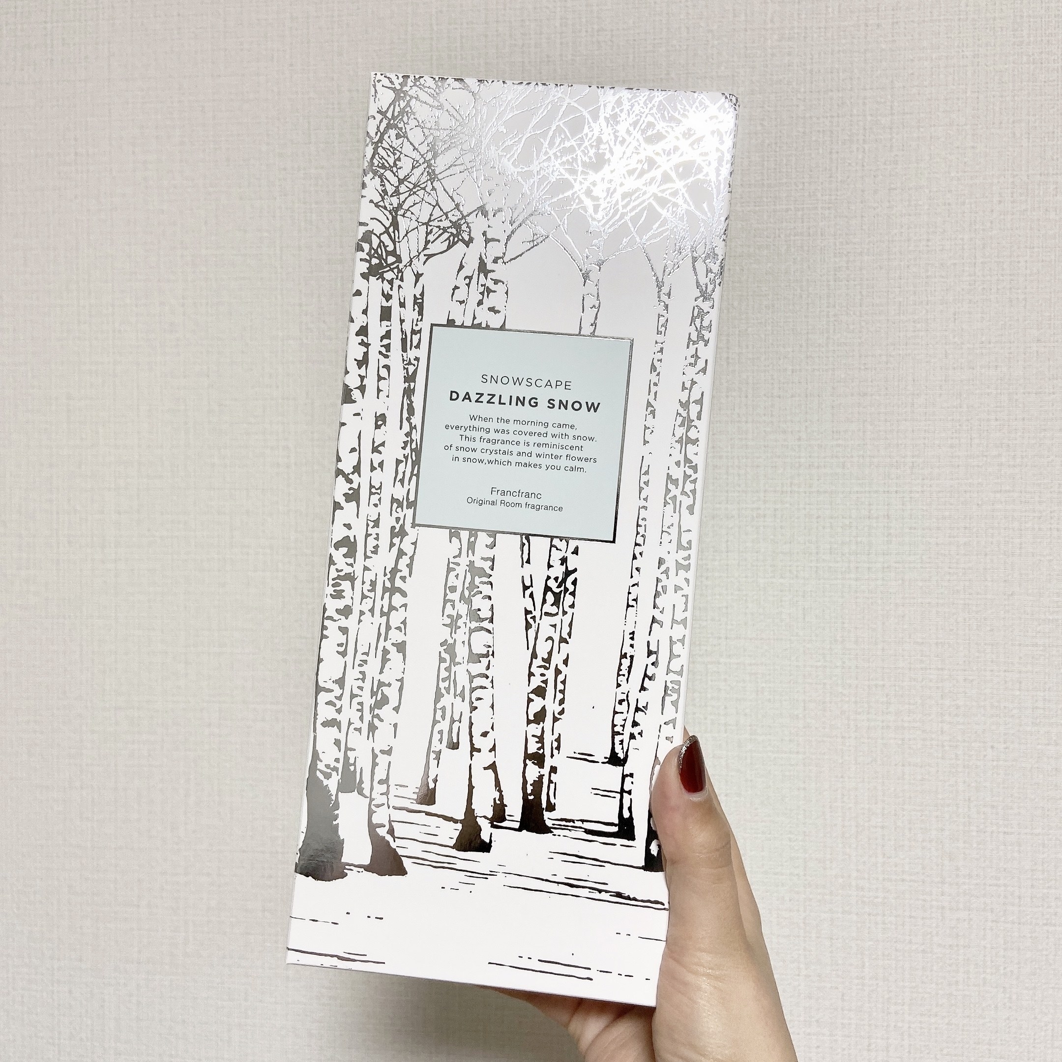 Francfranc(フランフラン)のオススメのルームフレグランス「スノースケープ ルームフレグランス ブルー (ダズリングスノー)」