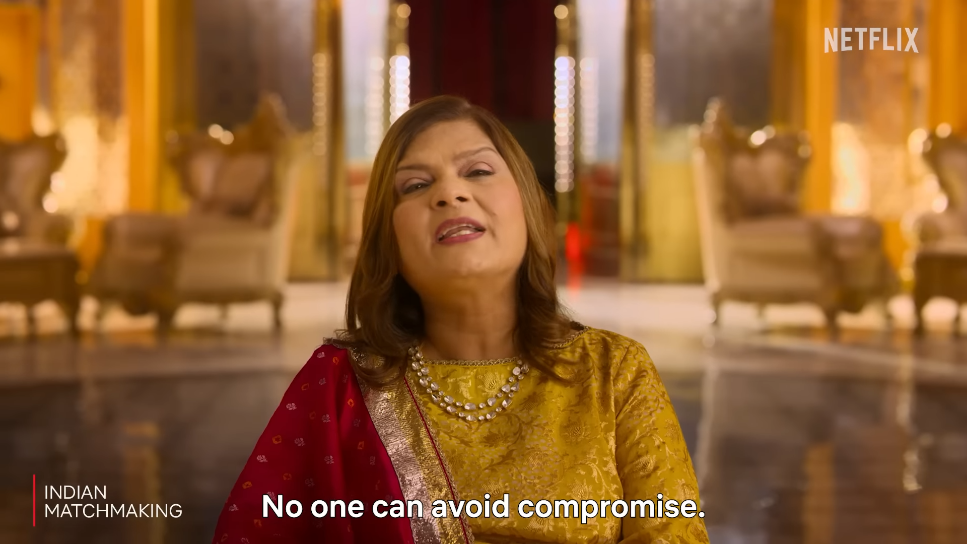 Sima Aunty saying, &quot;No one can avoid compromise&quot;