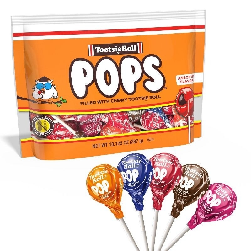 A variety of Tootsie Pops