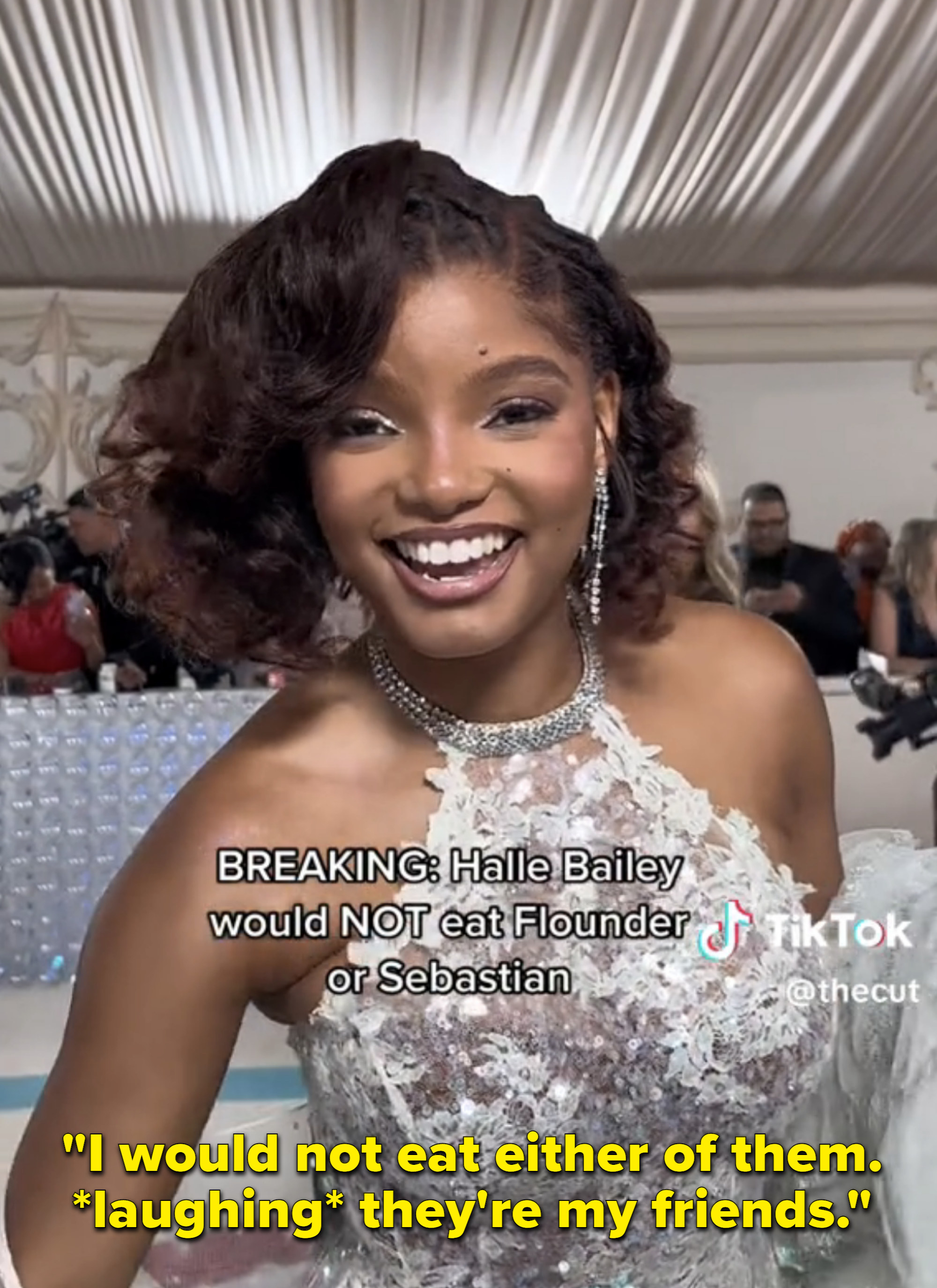 "I would not eat either of them… they're my friends."