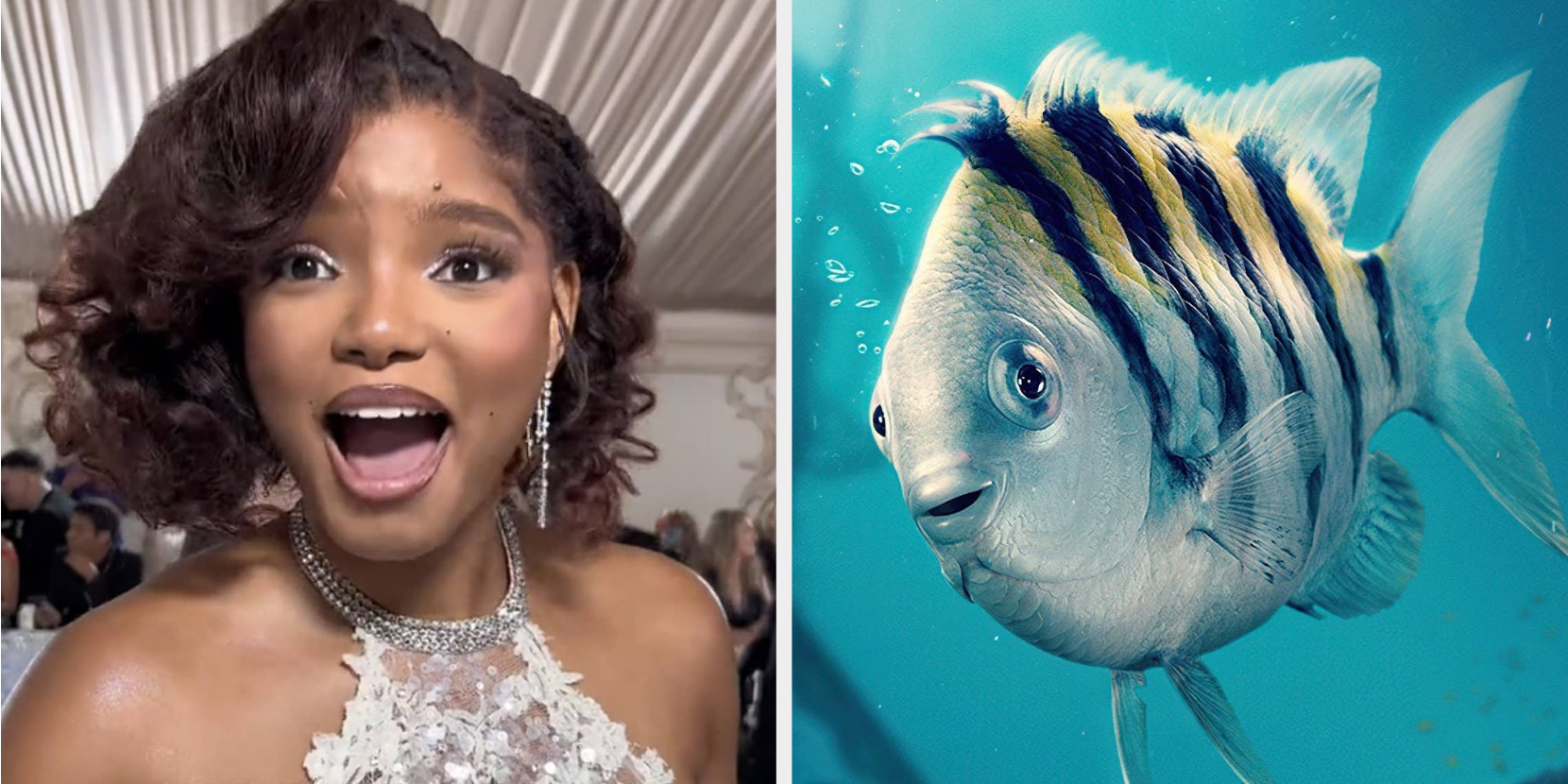 Halle Bailey Little Mermaid Eat Flounder Interview